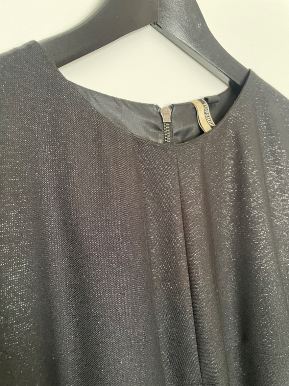Topshop Black shift dress little black dress - Picture 4 of 5